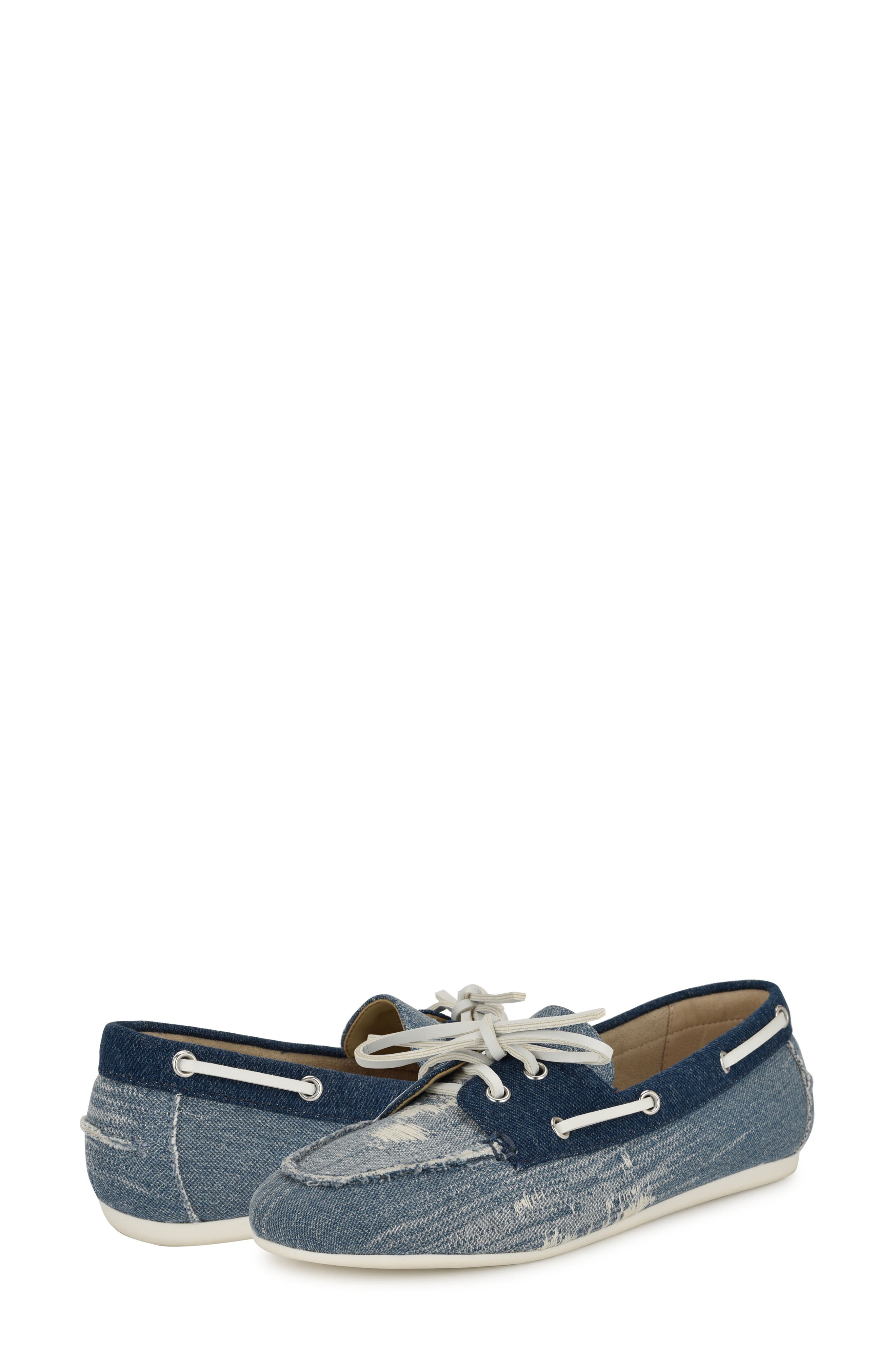 Nine West Yacht Boat Shoe, Alternate, color, Medium Blue 420