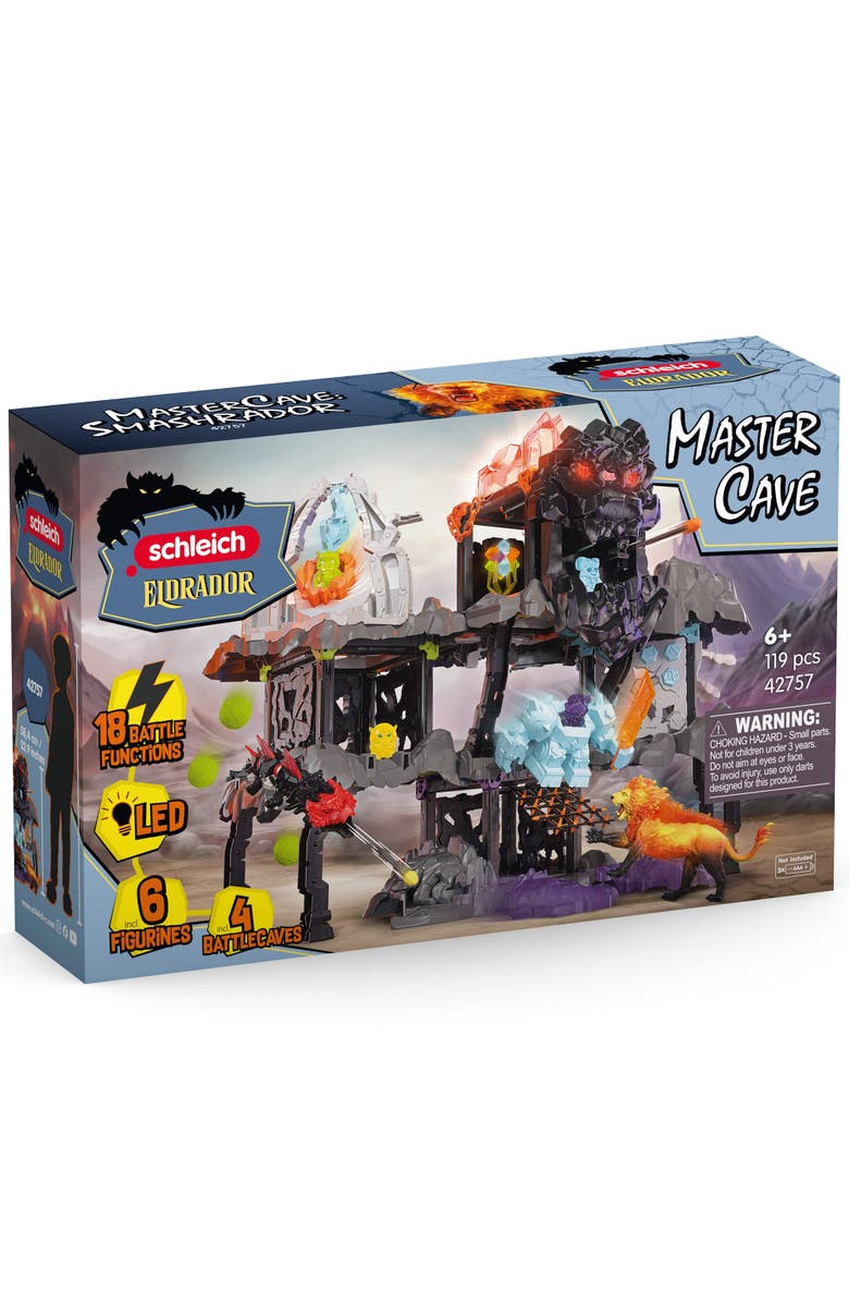 Schleich Eldrador Creatures, MasterCave Fortress Smashrador, 119 Piece Playset, Main, color, Multicolored