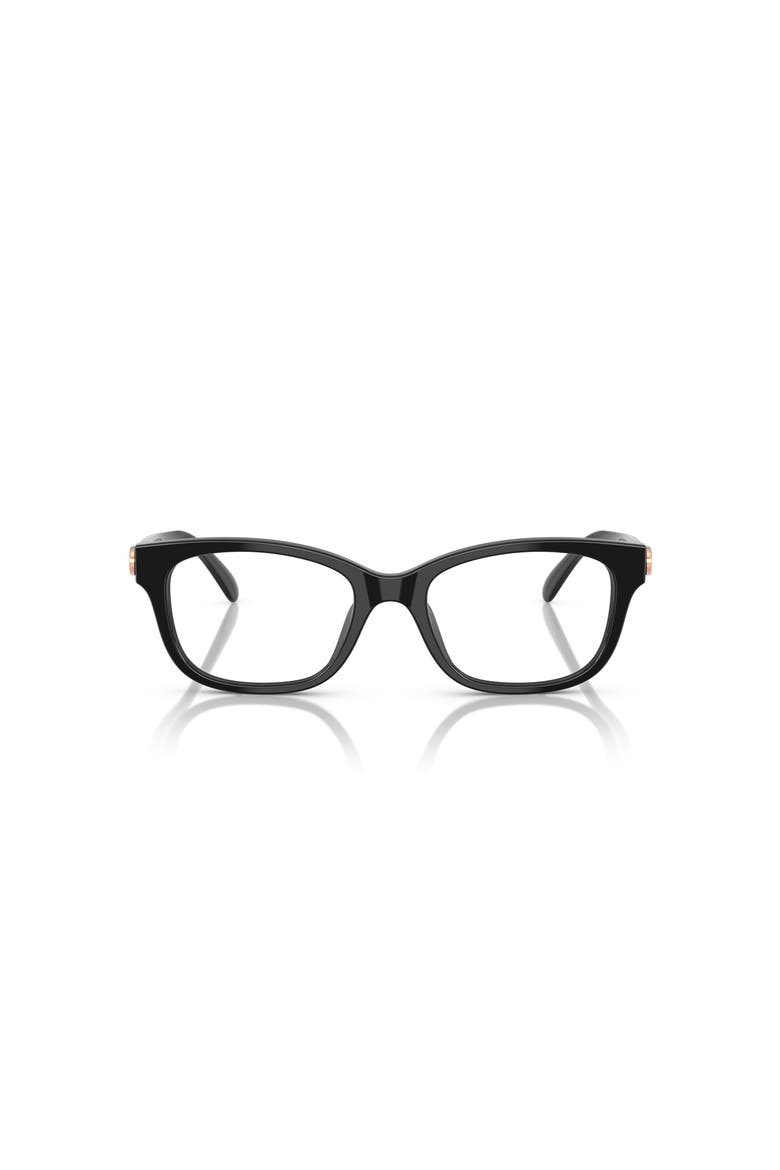 49mm Square optical glasses, Alternate, color, Black