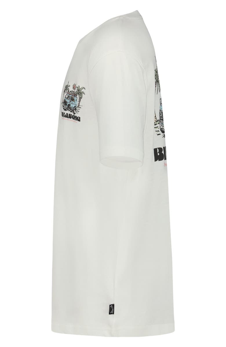 Billabong Kids' Rush to Relax Cotton Graphic T-Shirt, Alternate, color, Off White