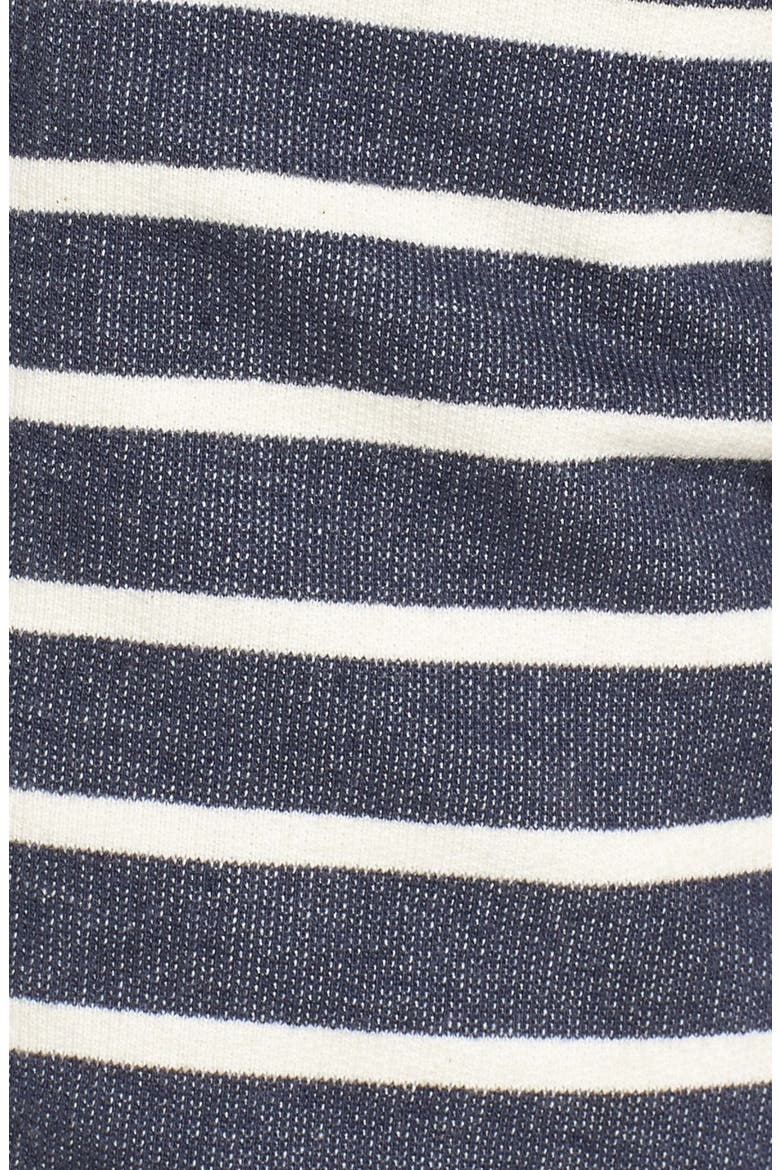 'Ashland' Stripe Zip Front Hoodie, Alternate, color, NAVY IRIS STRIPE