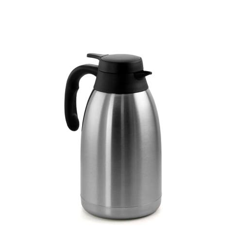 2L Stainless Steel Thermal Beverage Carafe for Coffee and Tea