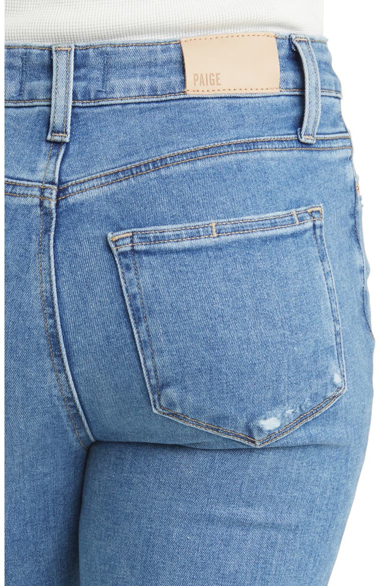 Cindy High Waist Ankle Straight Leg Jeans, Alternate, color, HUZZAH