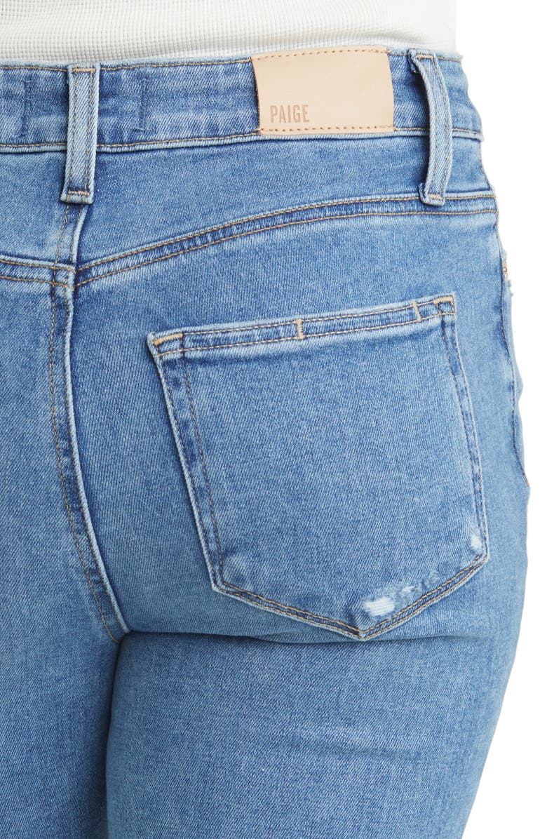PAIGE Cindy High Waist Ankle Straight Leg Jeans, Alternate, color, 