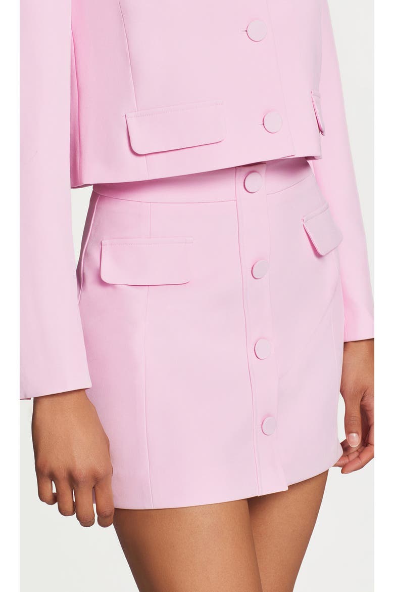 Katana Crepe Skirt, Alternate, color, Soft Rose