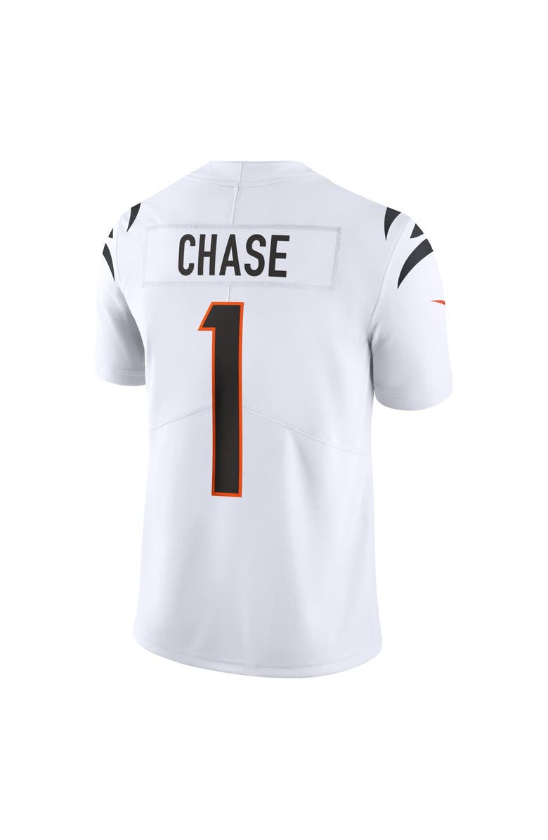 Nike Men's Nike Ja'Marr Chase White Cincinnati Bengals  Vapor Untouchable Limited Jersey, Alternate, color, 