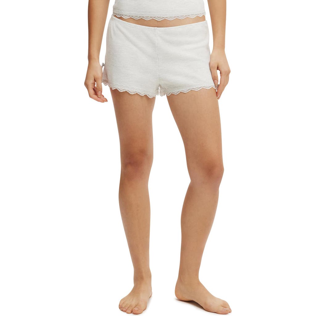 COTTON ON BODY WAFFLE LACE BOYSHORT