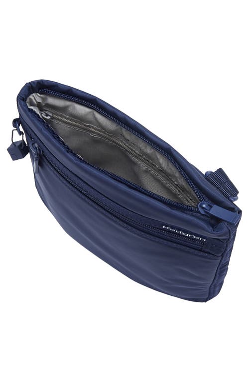 Hedgren Leonce Rfid Water Repellent Nylon Crossbody Bag In Total Eclipse