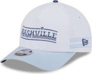 New Era Men's New Era  White/Light Blue Nashville SC 2025 Jersey Hook 9FORTY M-Crown Adjustable Hat