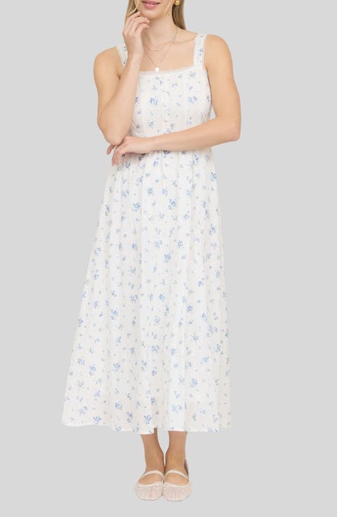 Ditsy Floral Midi Dress