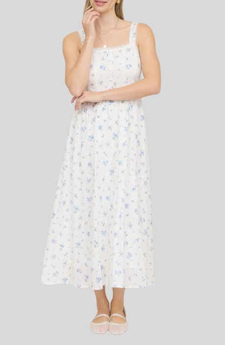 Blu Pepper Ditsy Floral Midi Dress