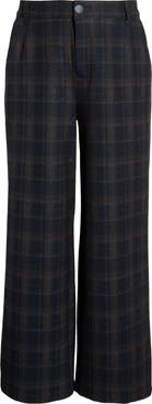Wit & Wisdom Whitney Skyrise Plaid Wide Leg Trousers