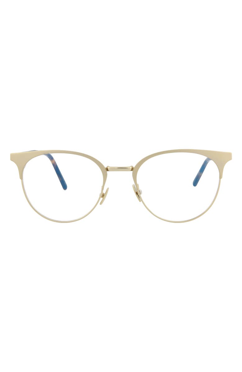 Saint Laurent 52mm Round Optical Frames, Main, color, 