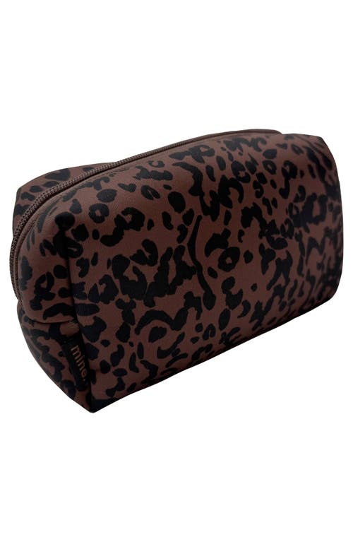 Mytagalongs Cosmetic Loaf Bag & Brush Pouch Set In Brown