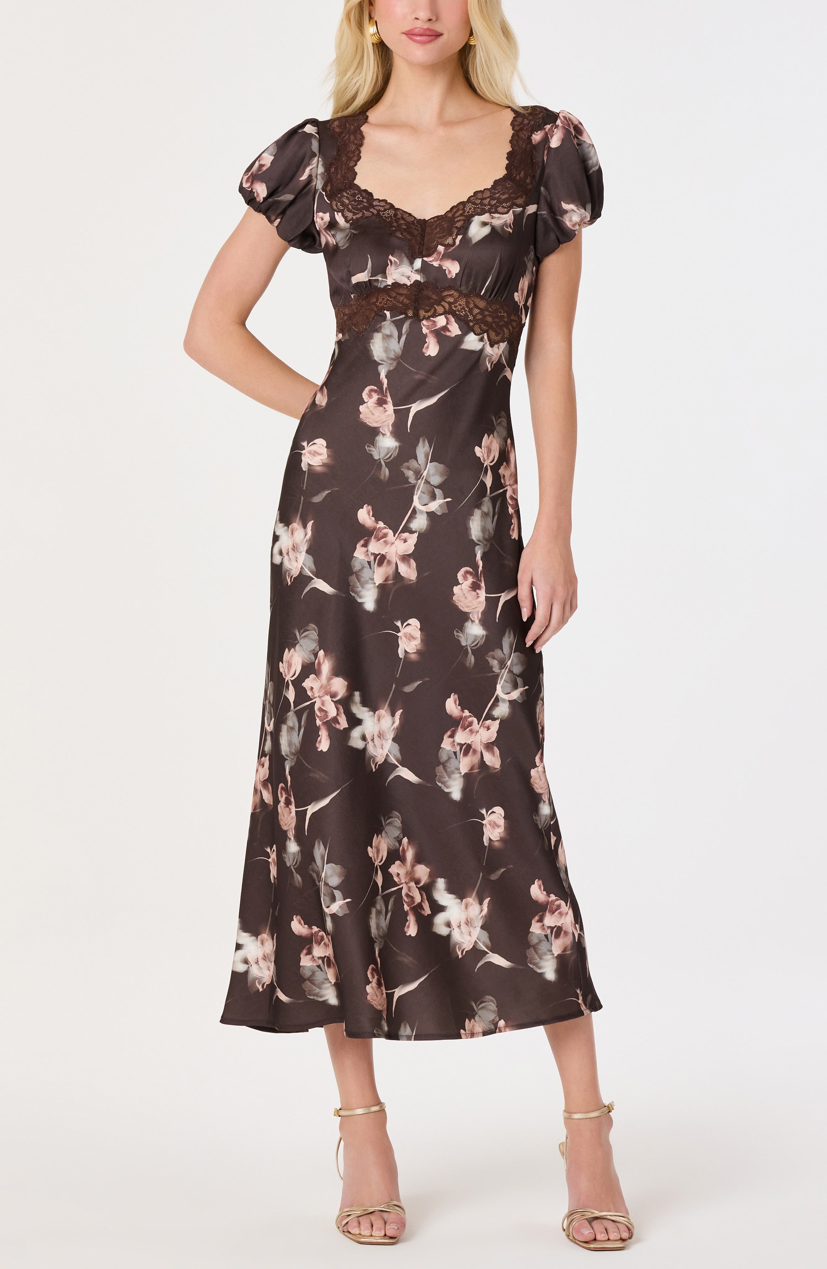 selected BROWN FLORAL