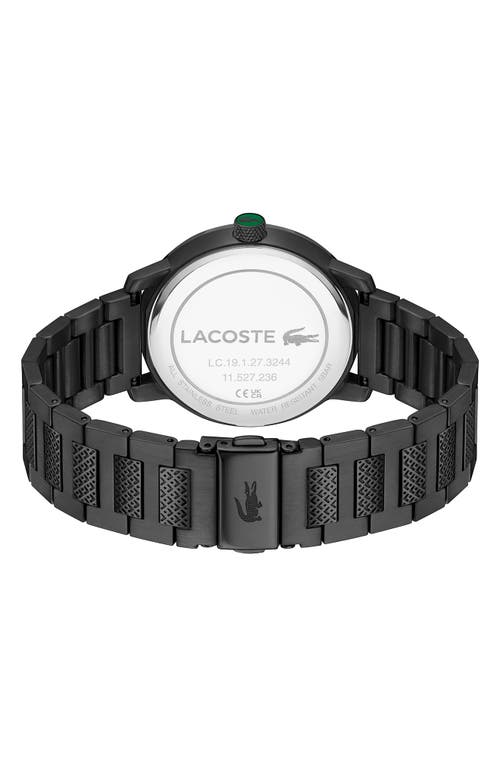 Lacoste L.12.12 Metropole Bracelet Watch, 39mm In Black