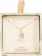 Leith Initial Pendant Necklace