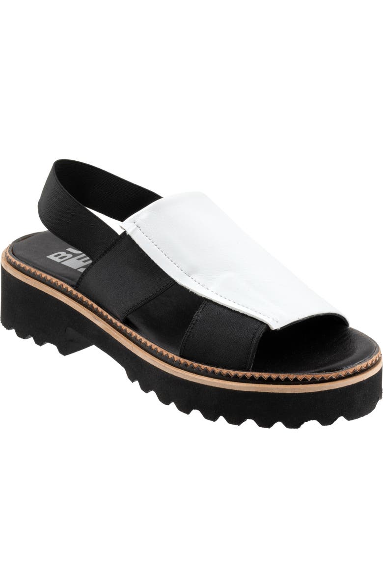 Bueno Amy Slingback Platform Sandal, Main, color, White