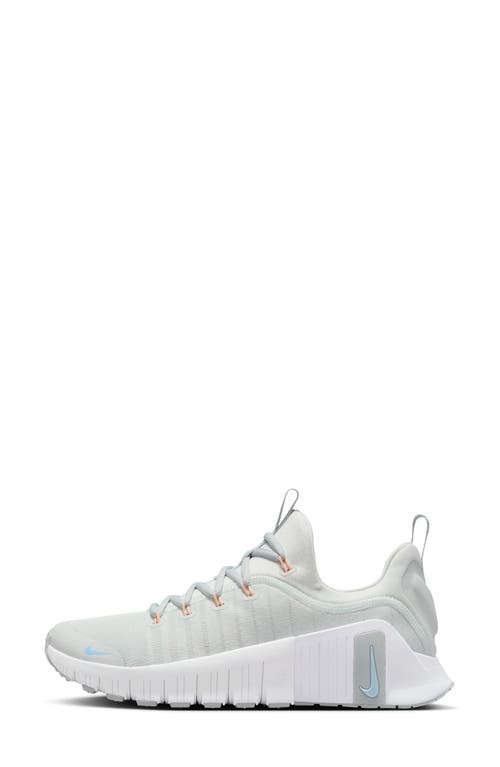 Nike Free Metcon 6 Training Shoe In Dust/metallic Silver