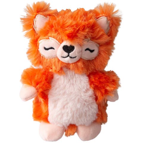 Young Panda, Orange and White Plush Dog Toy, Squeaks & Crinkles