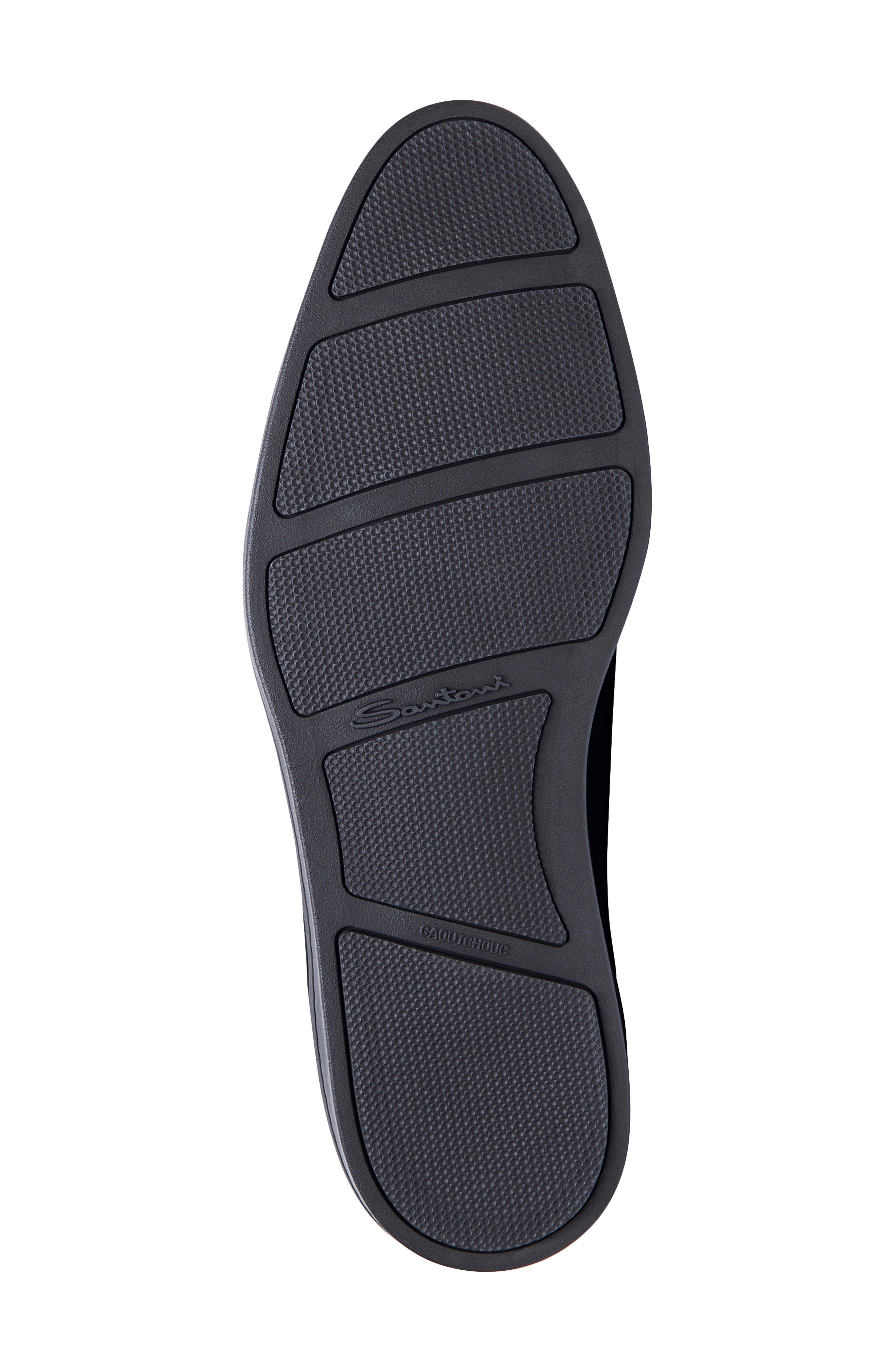 Santoni Muad Sport Loafer, Alternate, color, Black Velvet