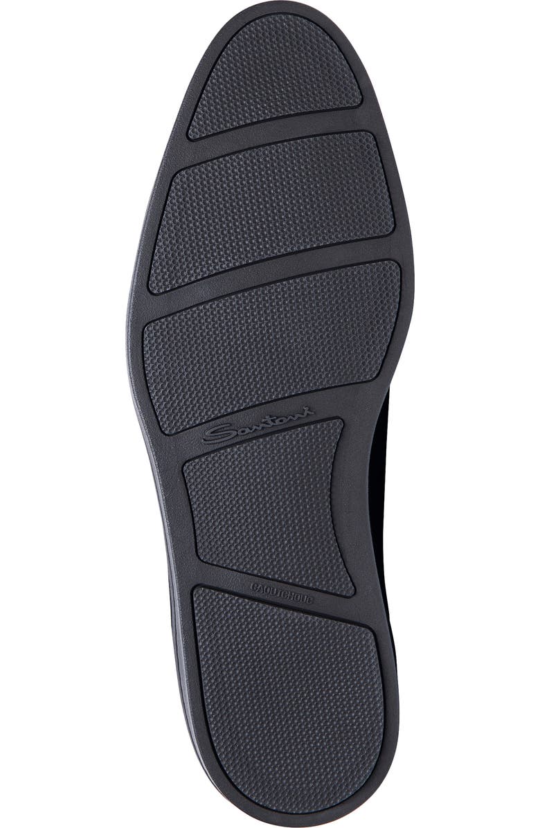 Santoni Muad Sport Loafer, Alternate, color, Black Velvet