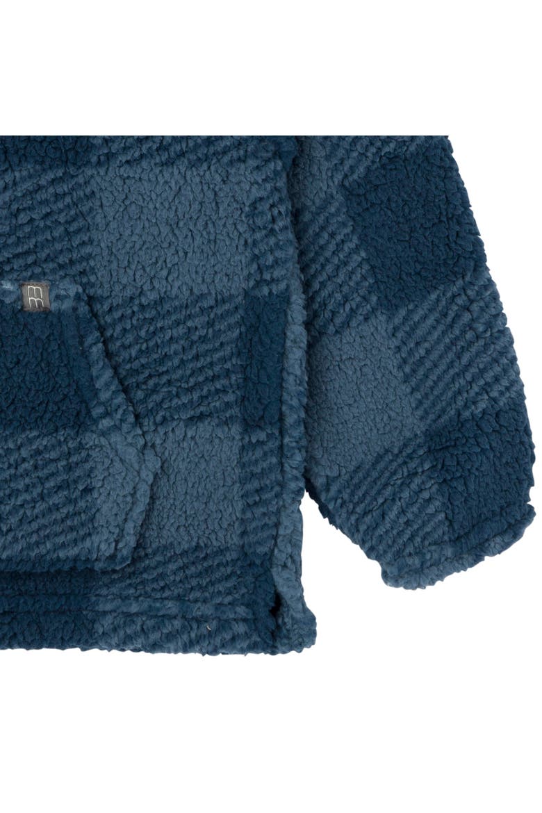 Half-Zip Pullover, Alternate, color, Navy Plaid