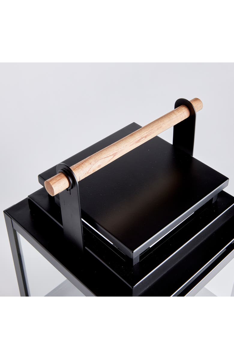 Napa Home & Garden Adwin Outdoor Lantern, Alternate, color, Black