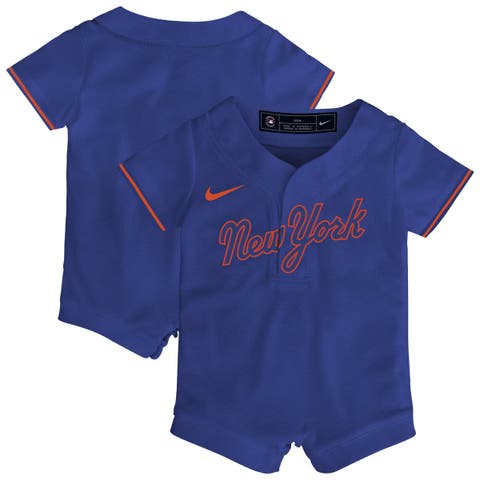 Infant Nike Royal New York Mets Alternate Replica Romper Jersey