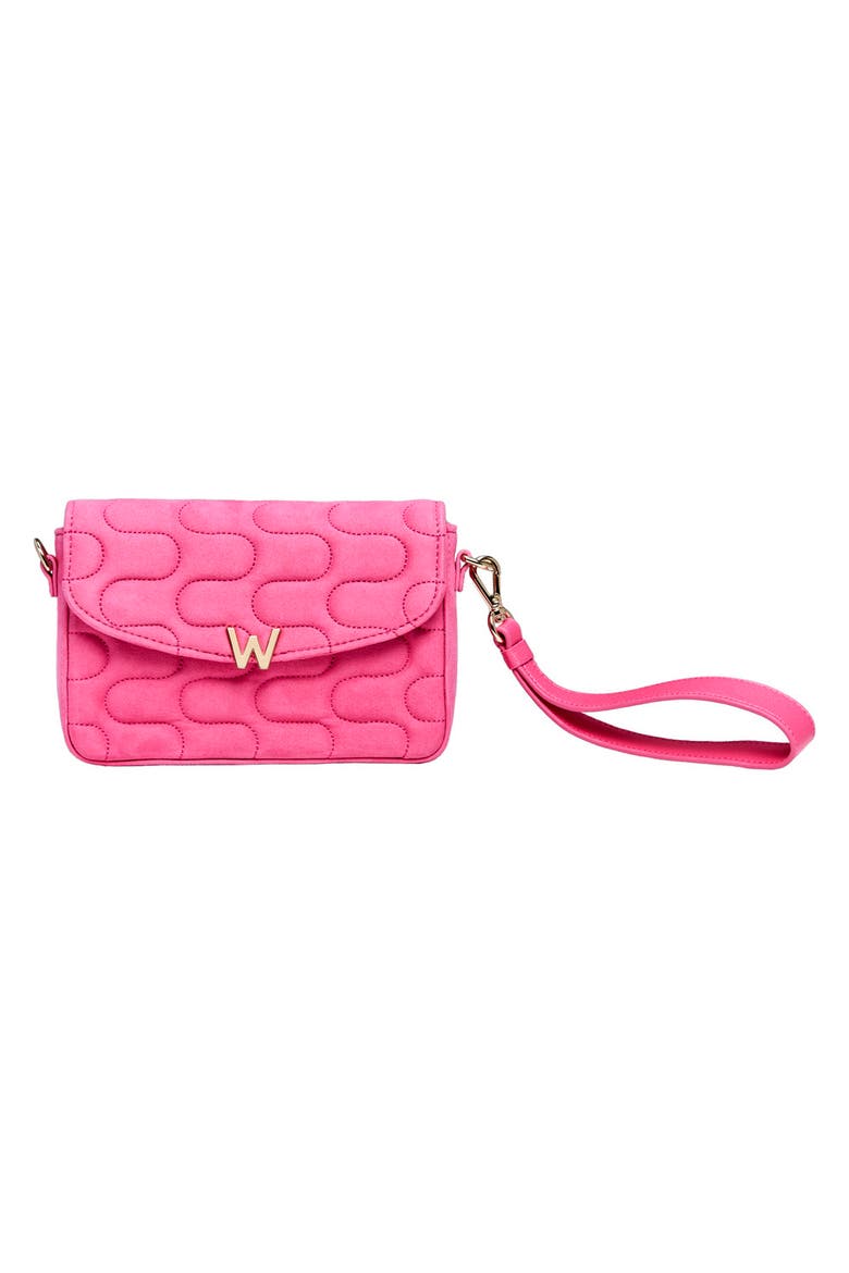 Mimi Swirl Shoulder Bag with Scarf, Alternate, color, Pink Flash