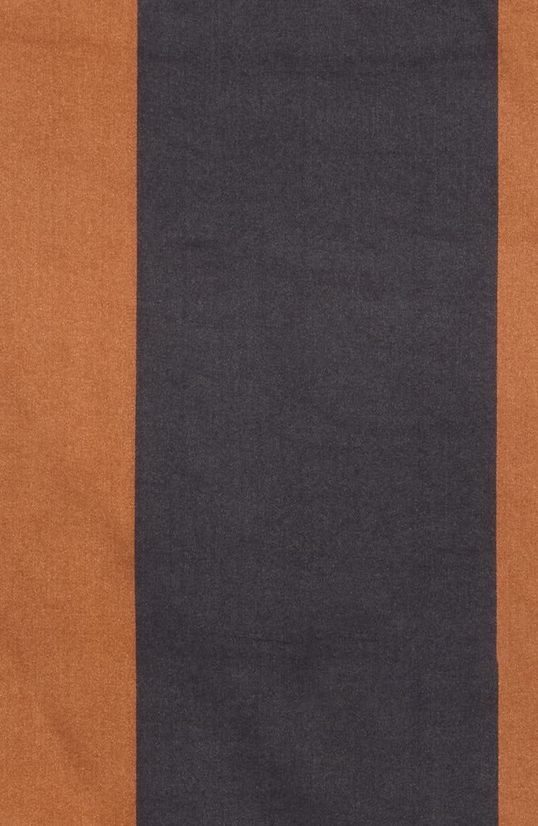 BCBG Print Linear Wrap Scarf, Alternate, color, Cognac