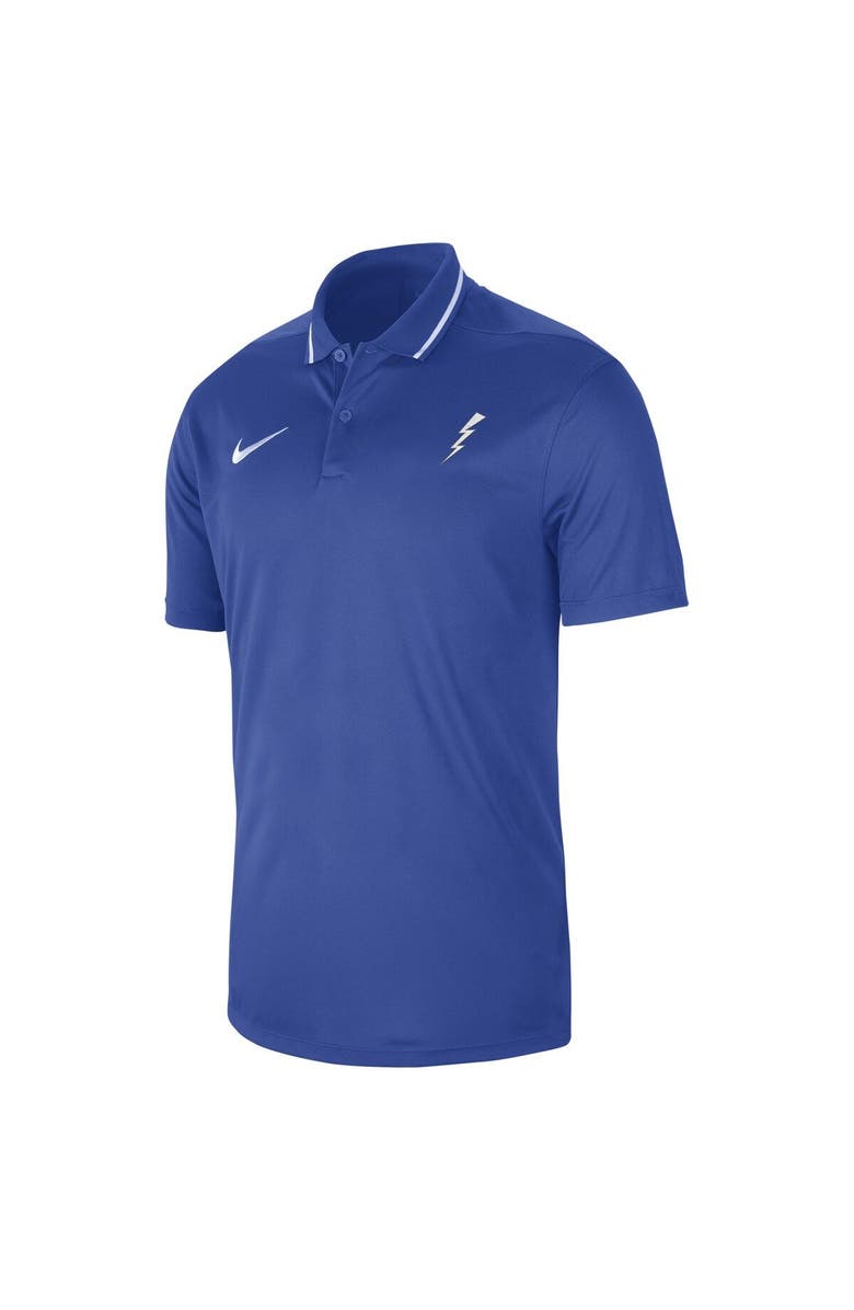 Nike Men's Nike  Royal Air Force Falcons 2023 Sideline Coaches Performance Polo, Alternate, color, 