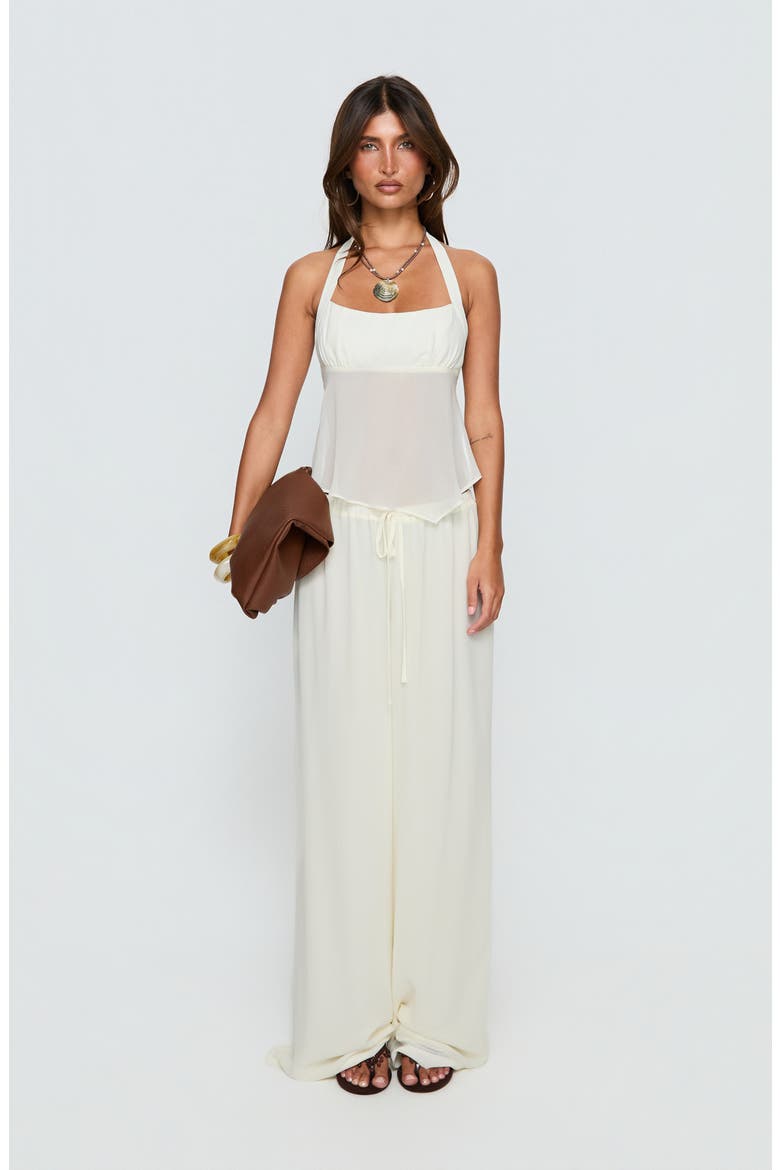 Finesse Wide Leg Pants, Alternate, color, YELLOW