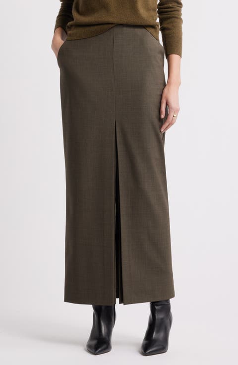 Women's Wool Blend Skirts | Nordstrom