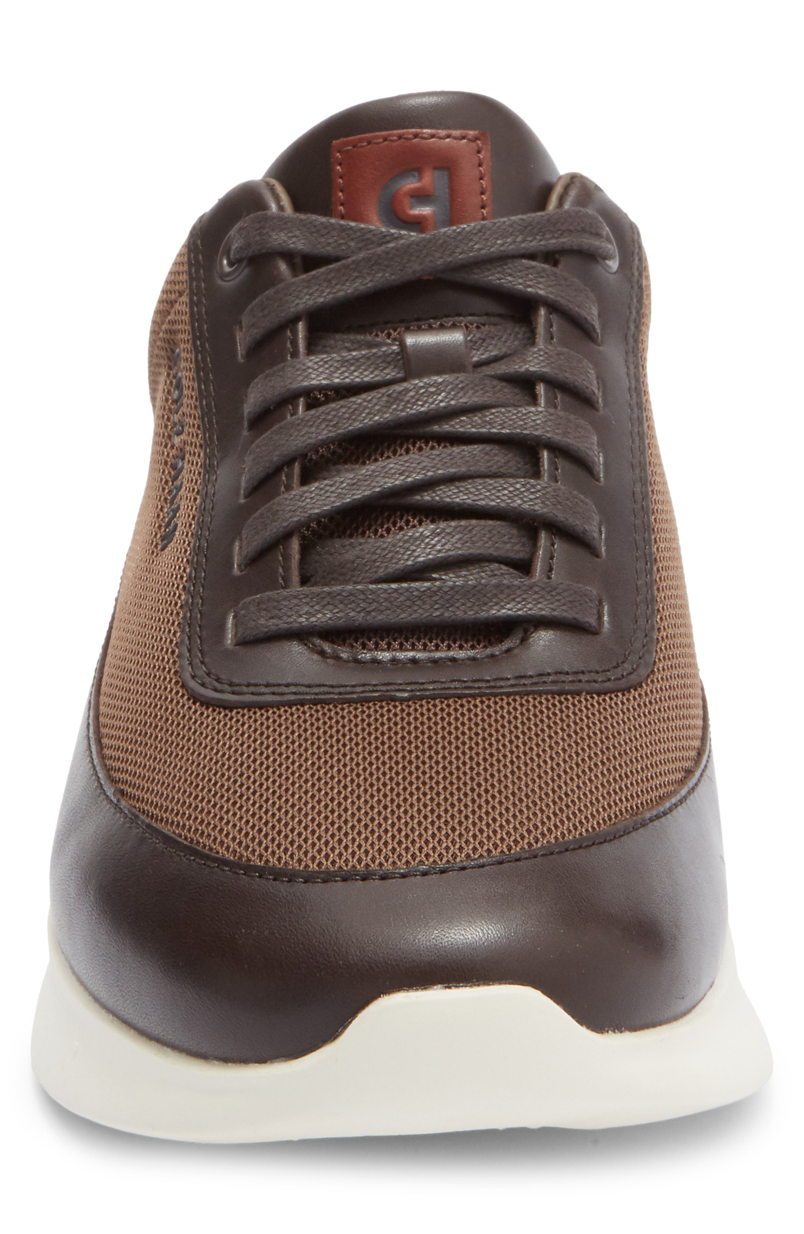 Cole Haan Grand Crosscourt Sneaker, Alternate, color, Dark Chocolate/ Truffle/ Ivory