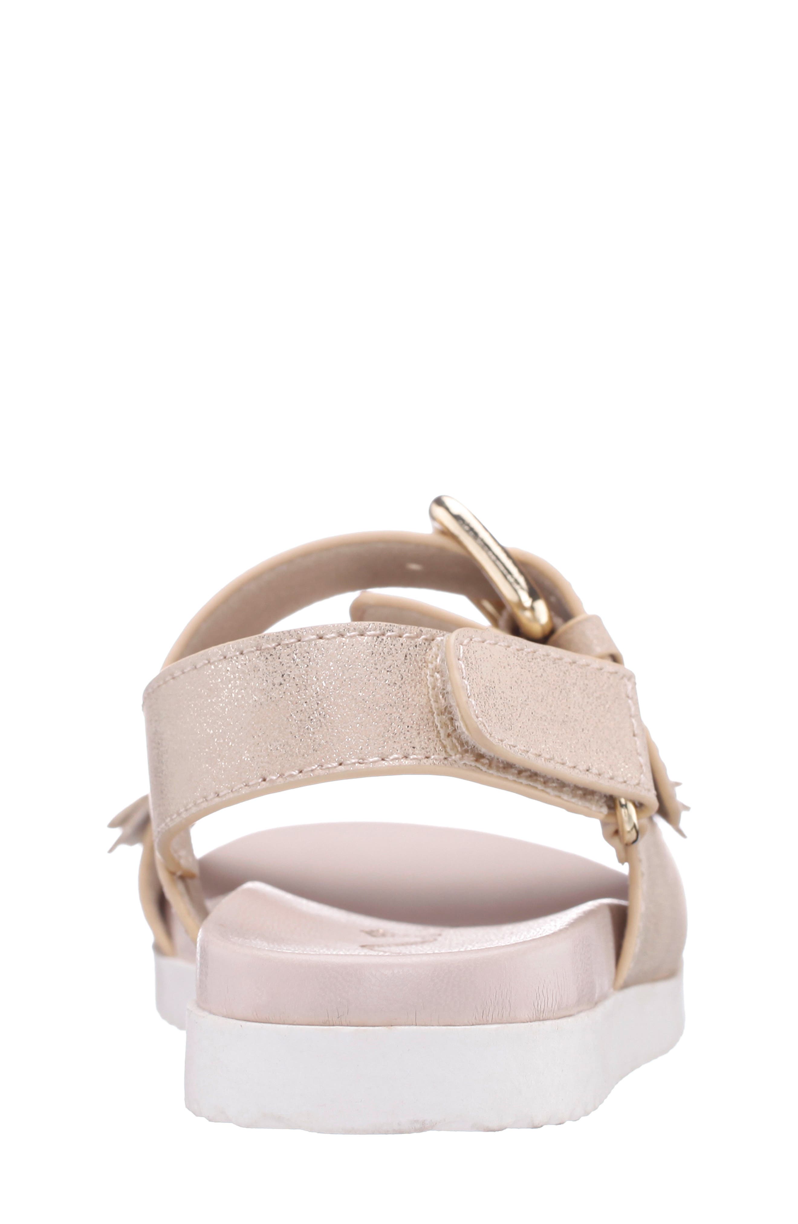 Nina Kids' Pollie Sandal, Alternate, color, Light Gold