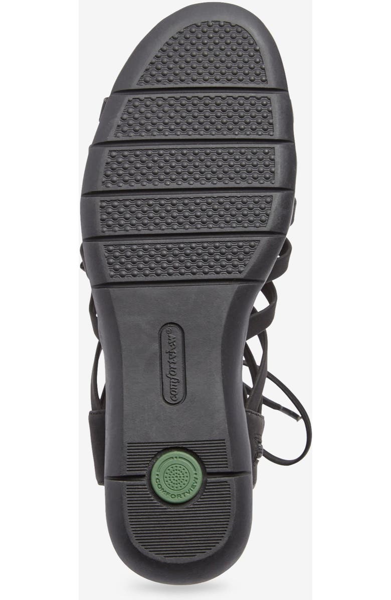 Comfortview The Renata Sandal, Alternate, color, Black