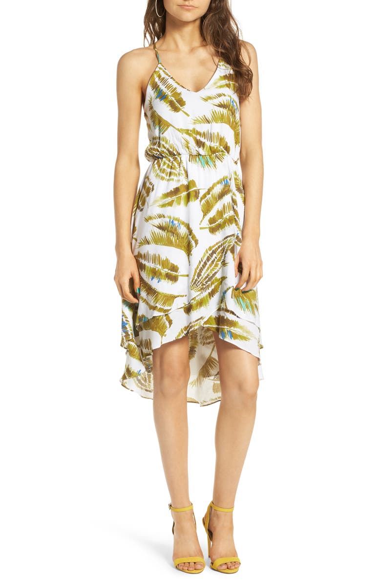 EVERLY Ruffle Hem Dress, Main, color, 