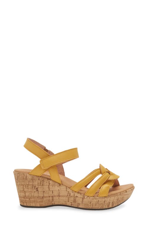 Naot Tropical Platform Wedge Sandal In Brown
