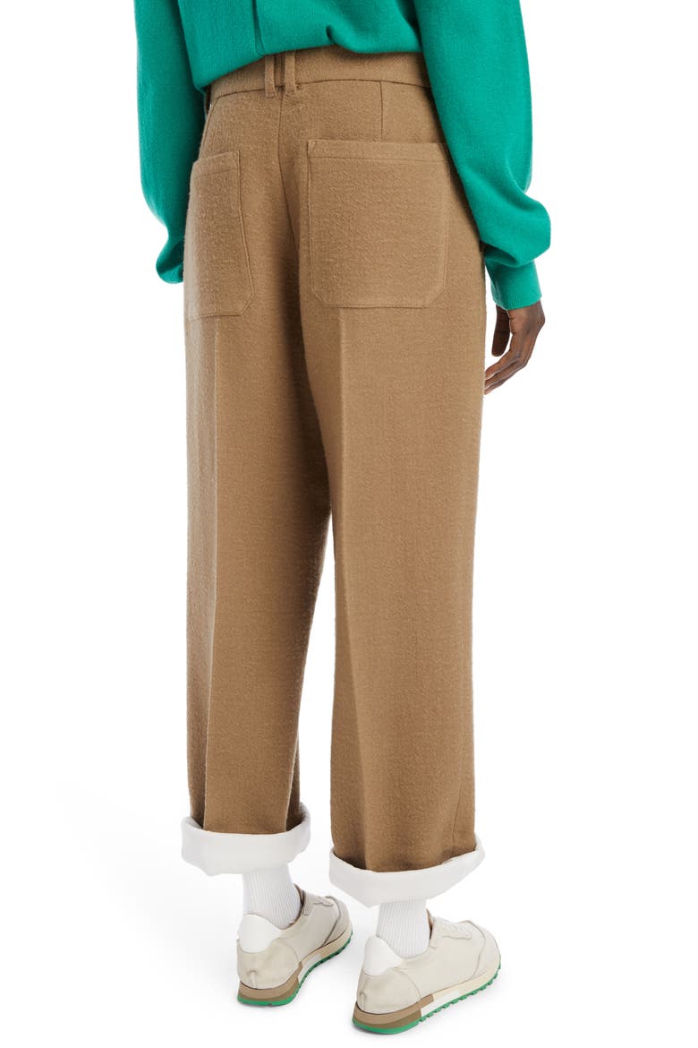 Gustavo Wool & Linen Blend Pants, Alternate, color, BARK