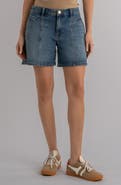 KUT from the Kloth Hailey High Waist Denim Bermuda Shorts