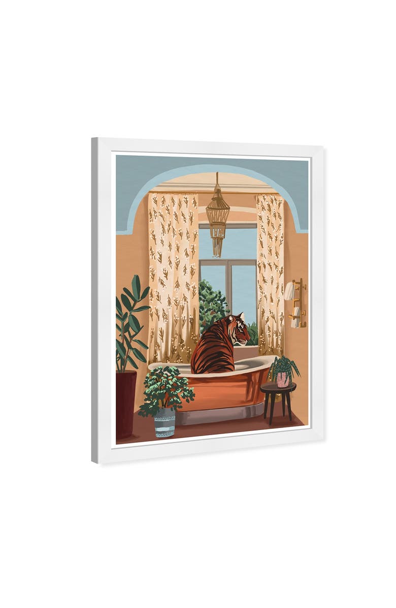 Wynwood Studio A Cat Bath Blue Wall Art, Alternate, color, Blue