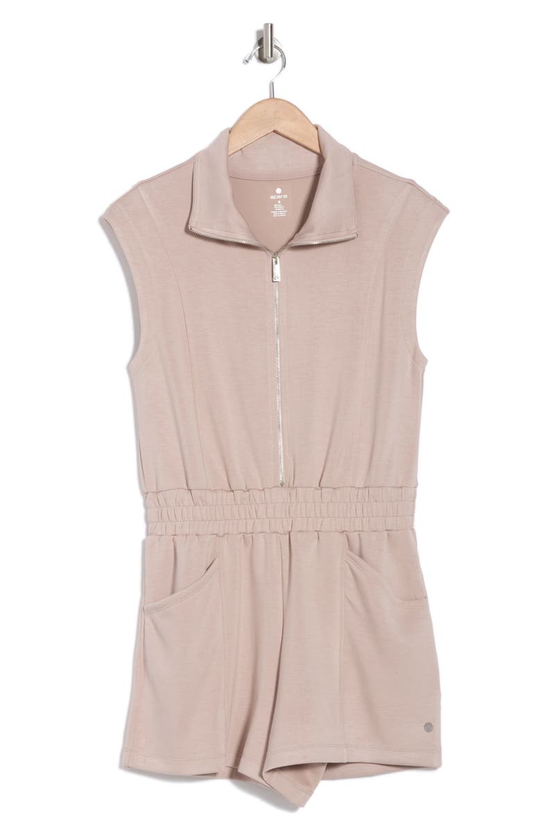 APANA Relaxed Daily Romper, Alternate, color, Goat