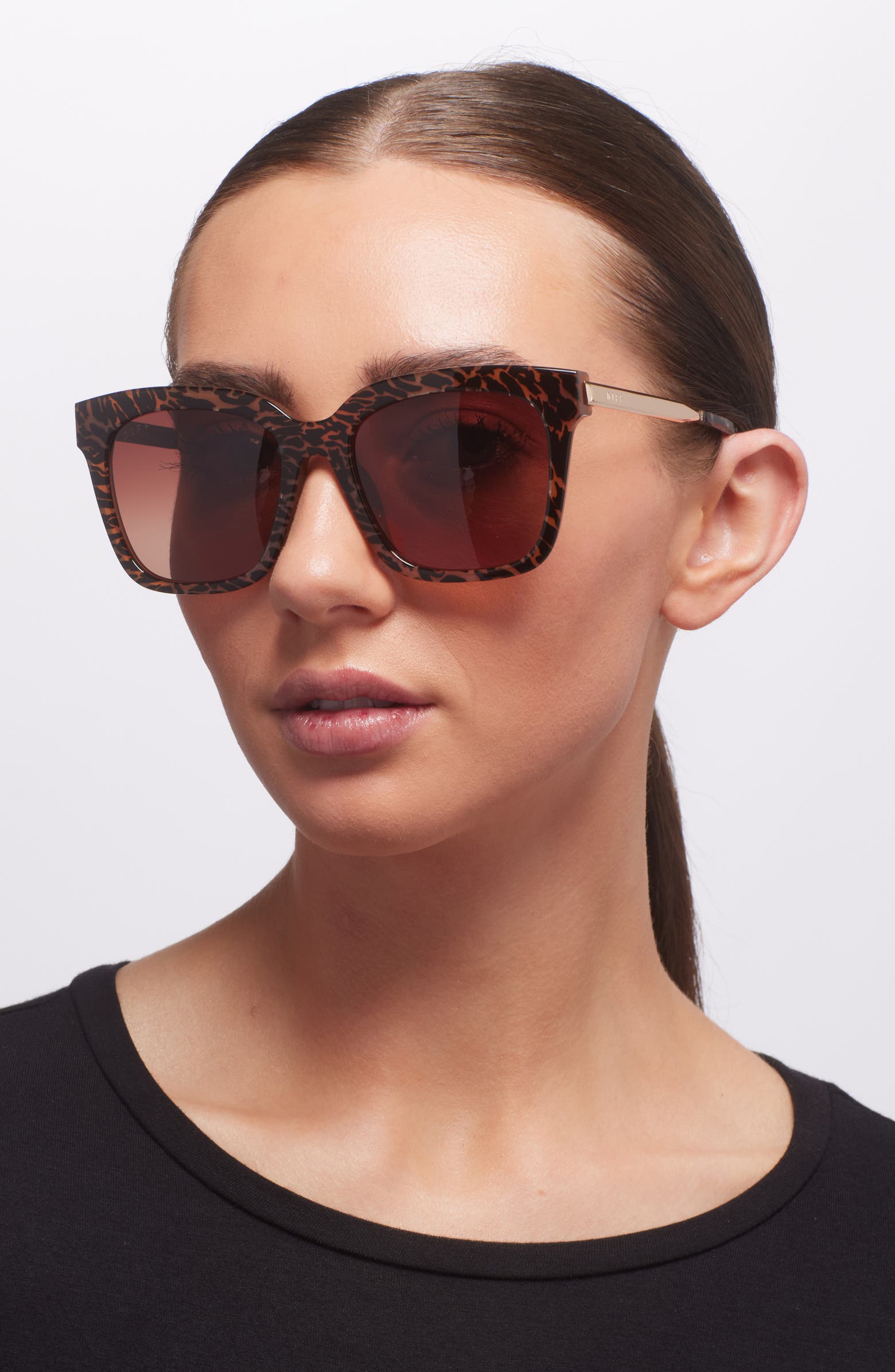 DIFF Bella 54mm Square Sunglasses | Nordstromrack