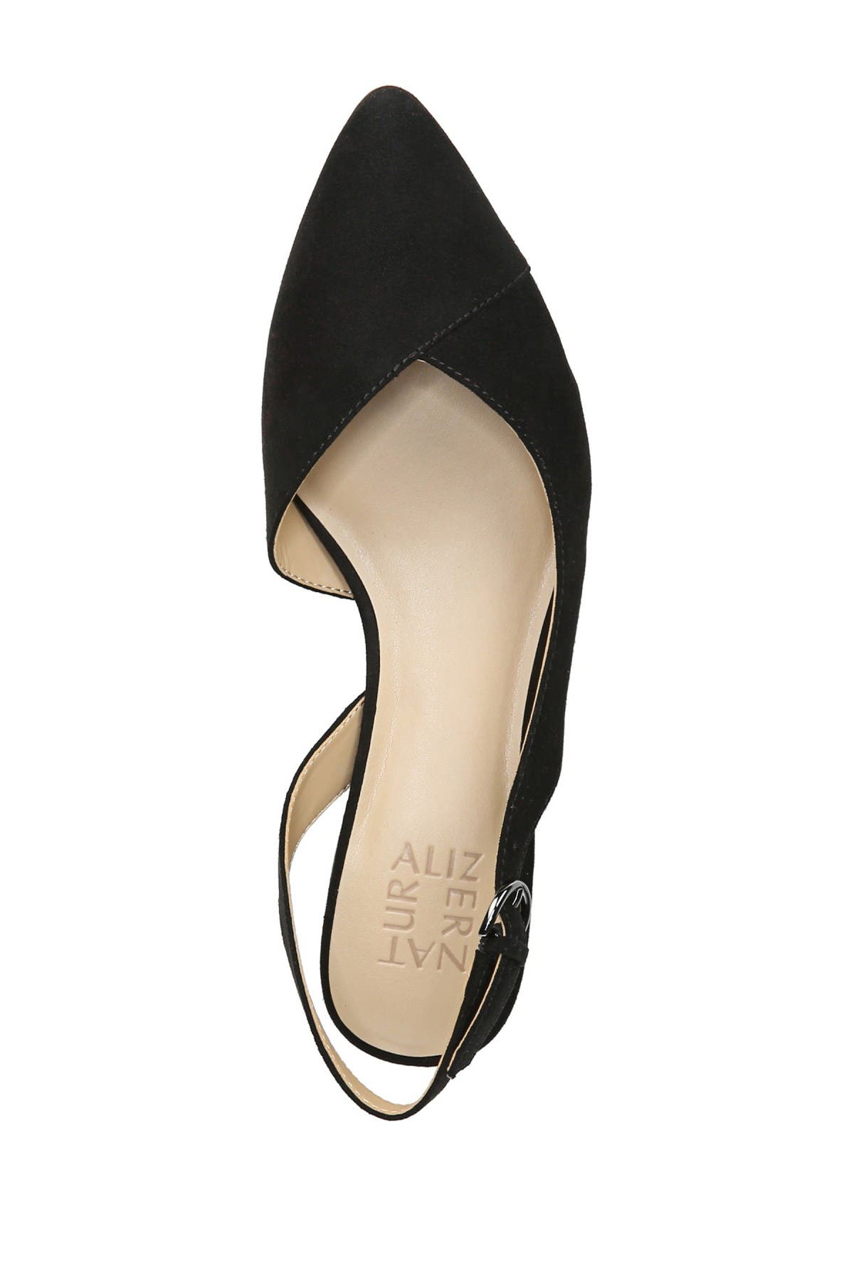 Naturalizer Frisco Pointed Toe Slingback Low Block Heel, Alternate, color, 