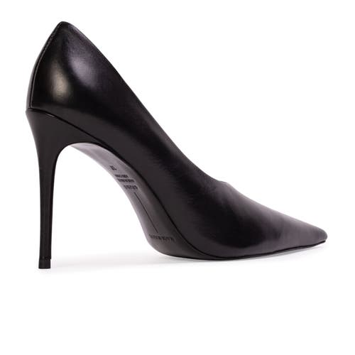 Black Suede Studio Jona 100 Pump In Black
