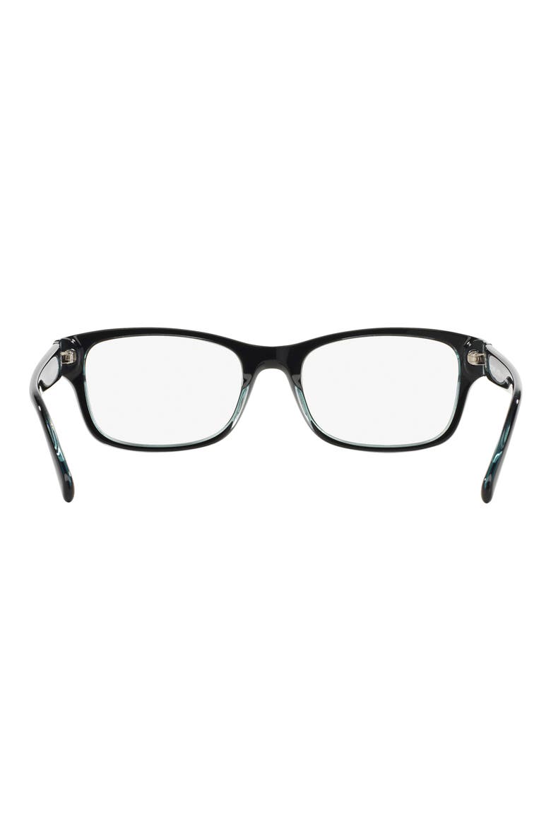 Ravenna 53mm Square Optical Glasses, Alternate, color, BLACK BLUE