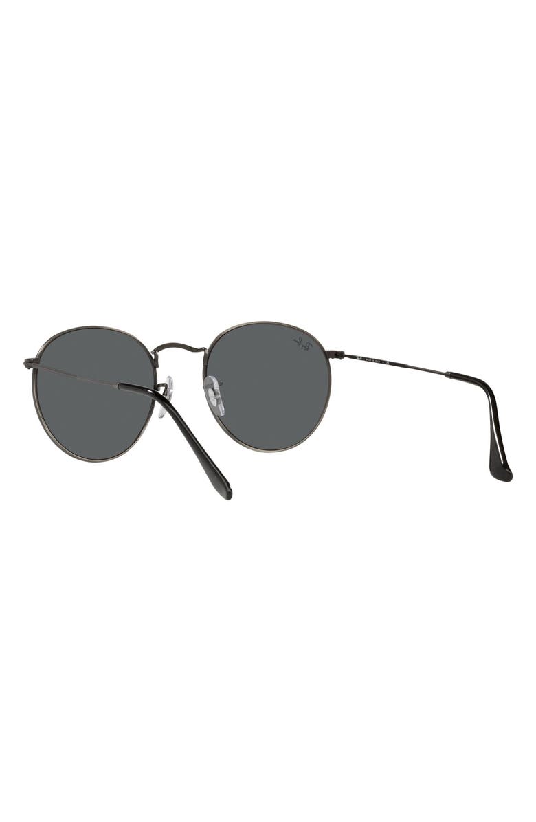 Ray-Ban Icons 53mm Retro Sunglasses, Alternate, color, Antique Gunmetal/ Dark Grey
