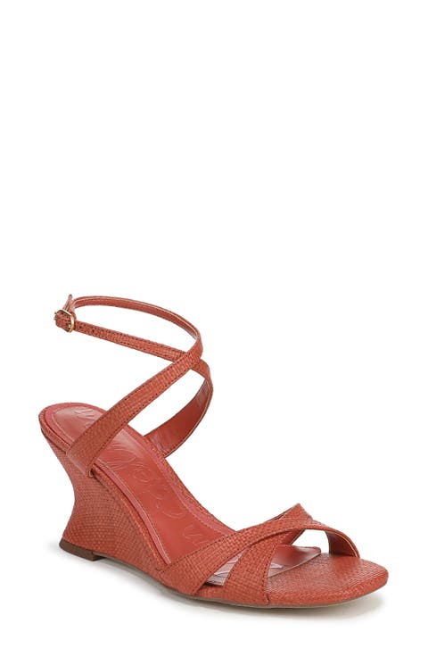 Davi Ankle Strap Wedge Sandal (Women)