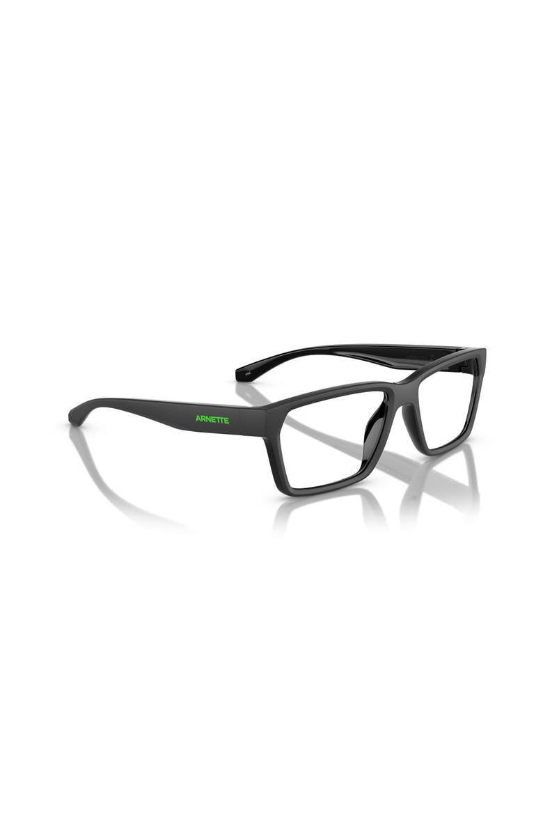 ARNETTE 55mm Rectangle optical glasses, Alternate, color, Black